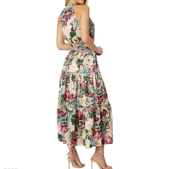 Lost + Wander Anthropologie Tea Party Maxi Dress Sleeveless Floral SZ Small EUC - Picture 12 of 12
